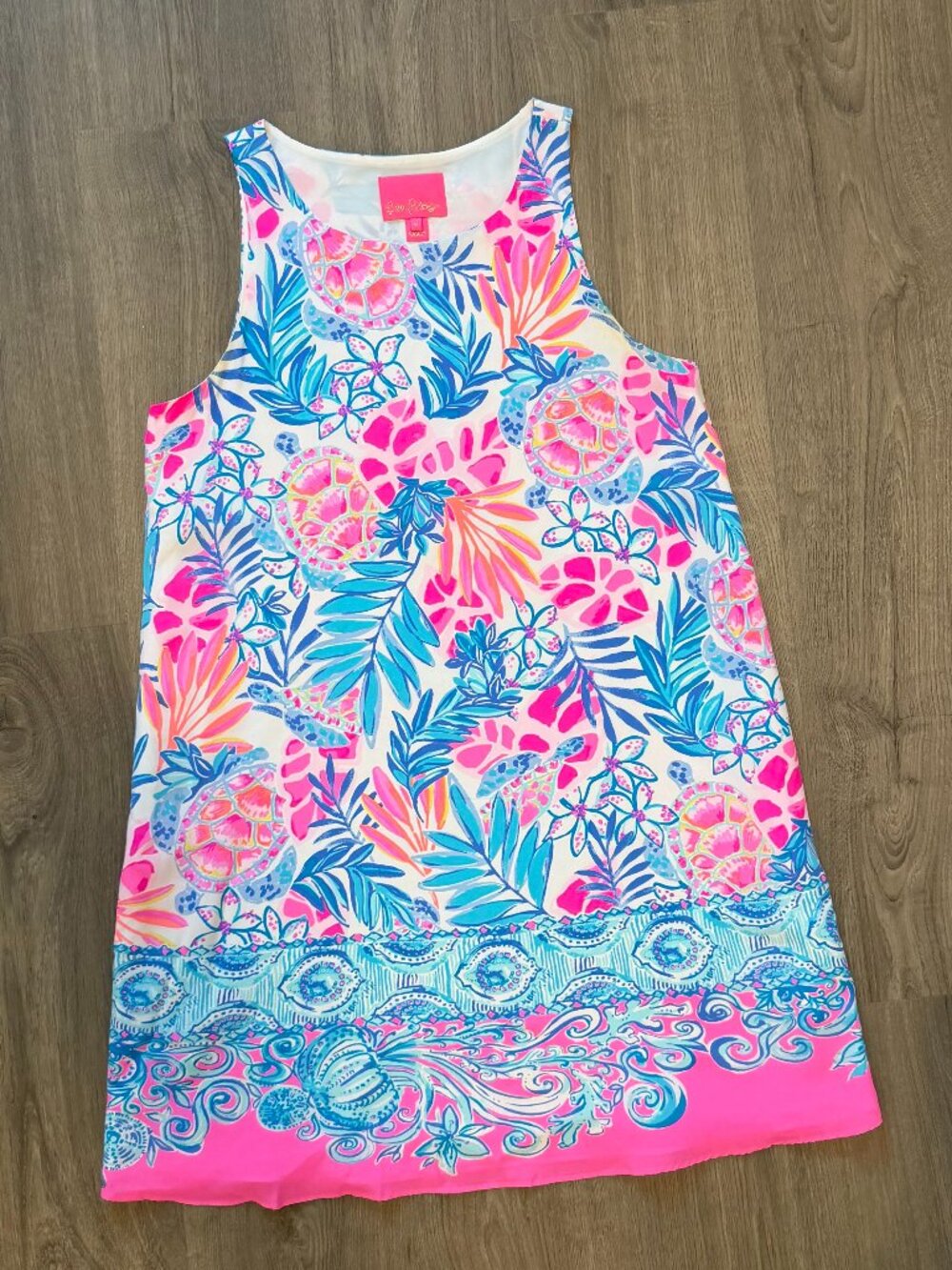EUC Lilly Pulitzer Jackie Silk Shift Dress Size M
